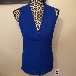 Royal blue Vince Camuto sleeveless blouse